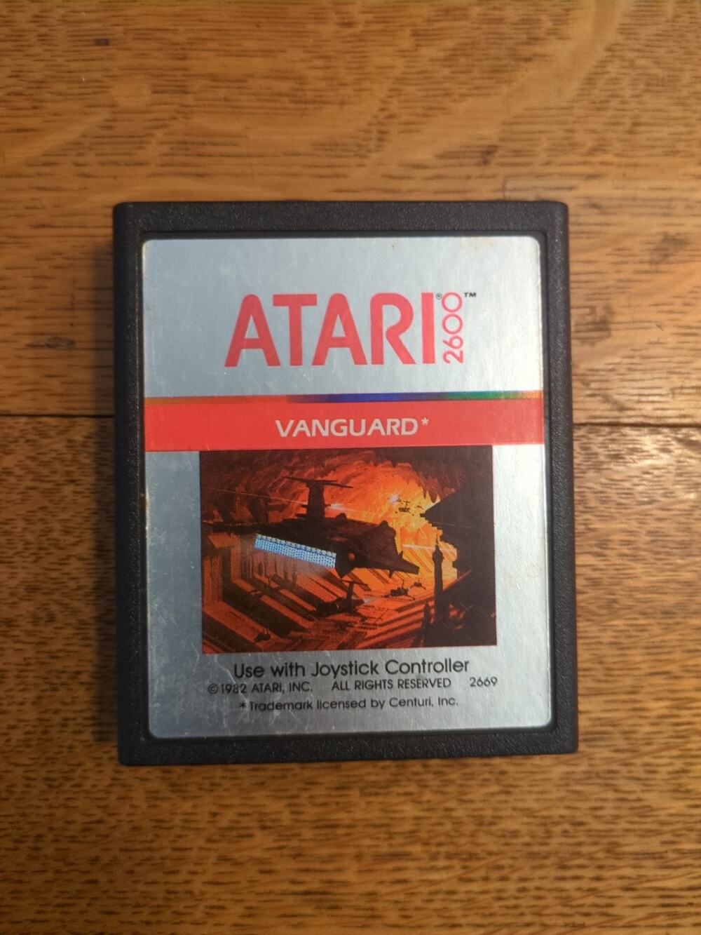 1982 Atari Game VANGUARD Cartridge Only